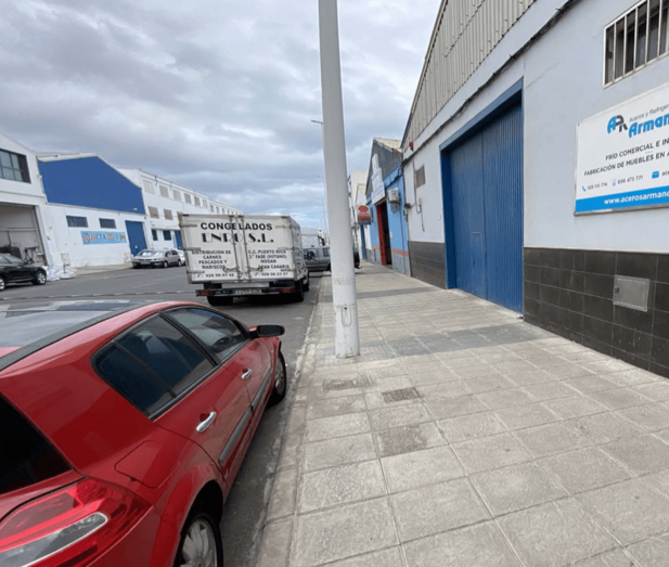 Imagen actual del Parque Empresarial de Melenara tras las obras de mejora de su accesibilidad / TA